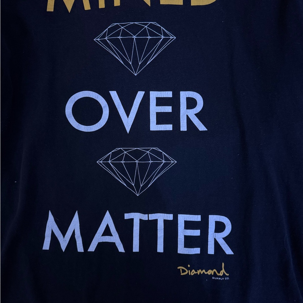 Diamond Supply Co. Black and Gold Tee